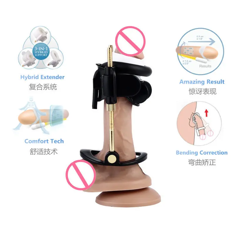 Sex Products  Male Penile Traction And Stretching Appliance Metal Support Phallus Correction Other Sex Product