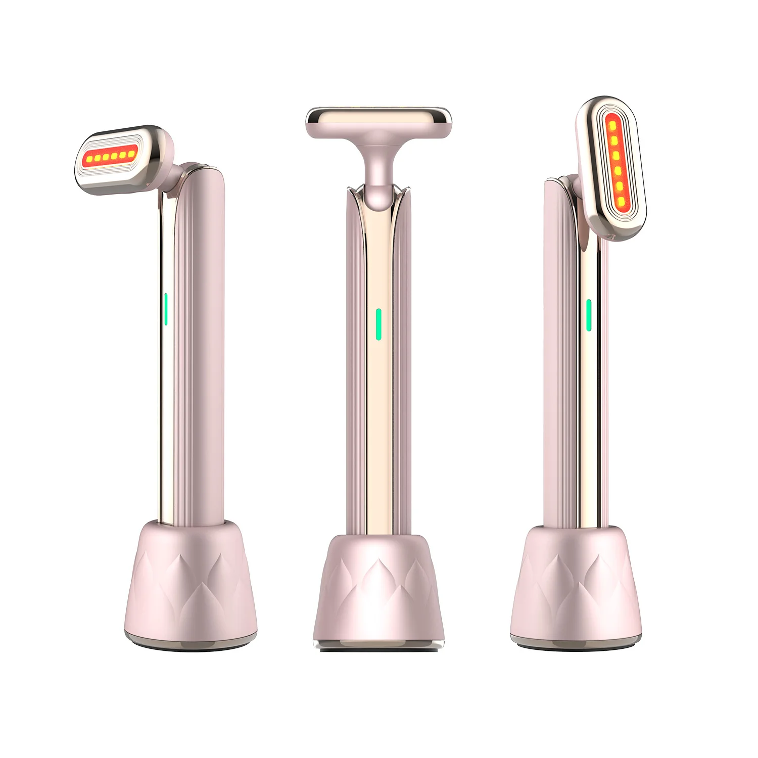 Trending Products 2024 skincare wand  home Use Beauty device Skin Care Tool EMS Eye Face Massager Wand red light therapy wand