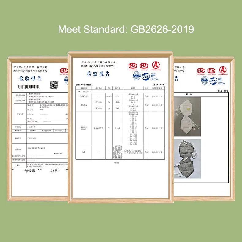 6ply disposable anti dust earloop kn95-mask activated carbon kn95-mask with filter 3d ffp2 face mask