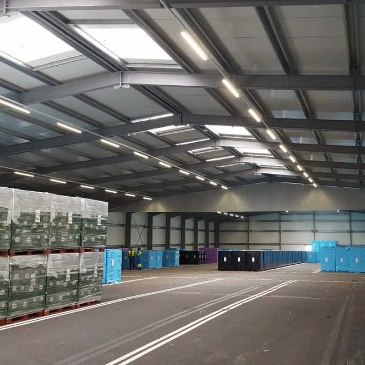 Light Metal Building Construction Gable Frame Prefabricated Industrial Steel Structure Warehouse, High Quality Light Metal Build