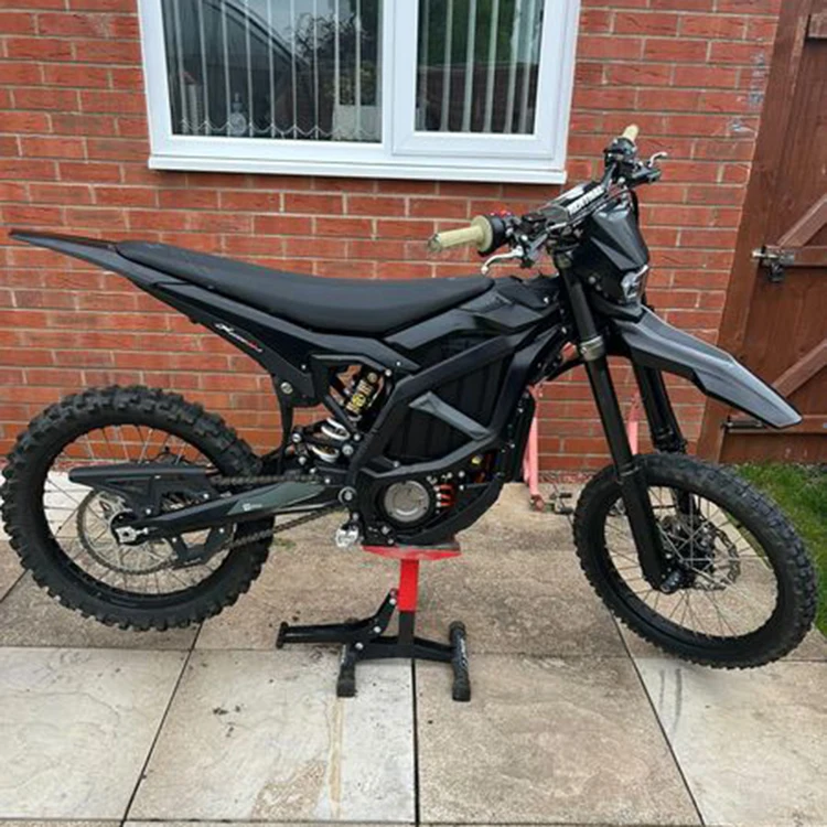 2024 Электрический дорожный велосипед 12500 Вт мотоцикл Suron Ultra Be 74v 55ah Dirt Ebike Range 140 км COC версия
