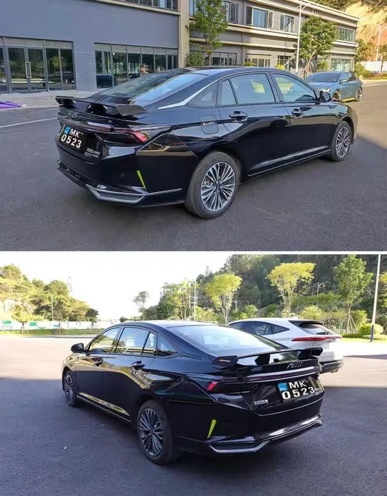 Factory direct sales rear spoiler wing pressure Car Tail Bumpers rear wing spoiler kit