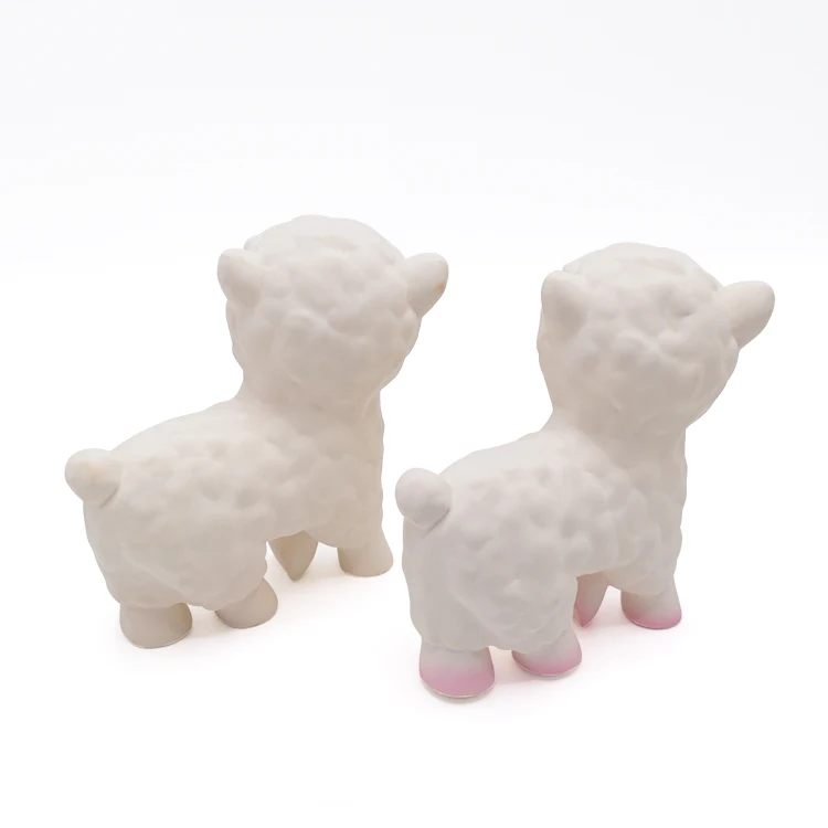 Manufacturer New Product Nontoxic Latex Sheep Chew Natural Latex Toys