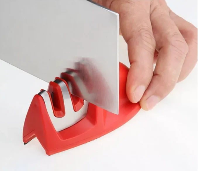 Small Mini Sharpening Stone 2 Section sharpener Kitchen accessories tool Diamond knife sharpener