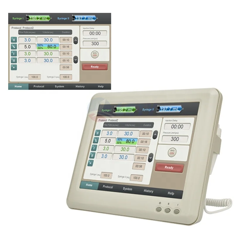 CT Contrast Media Injector High Pressure syringe MR injector DSA inject machine