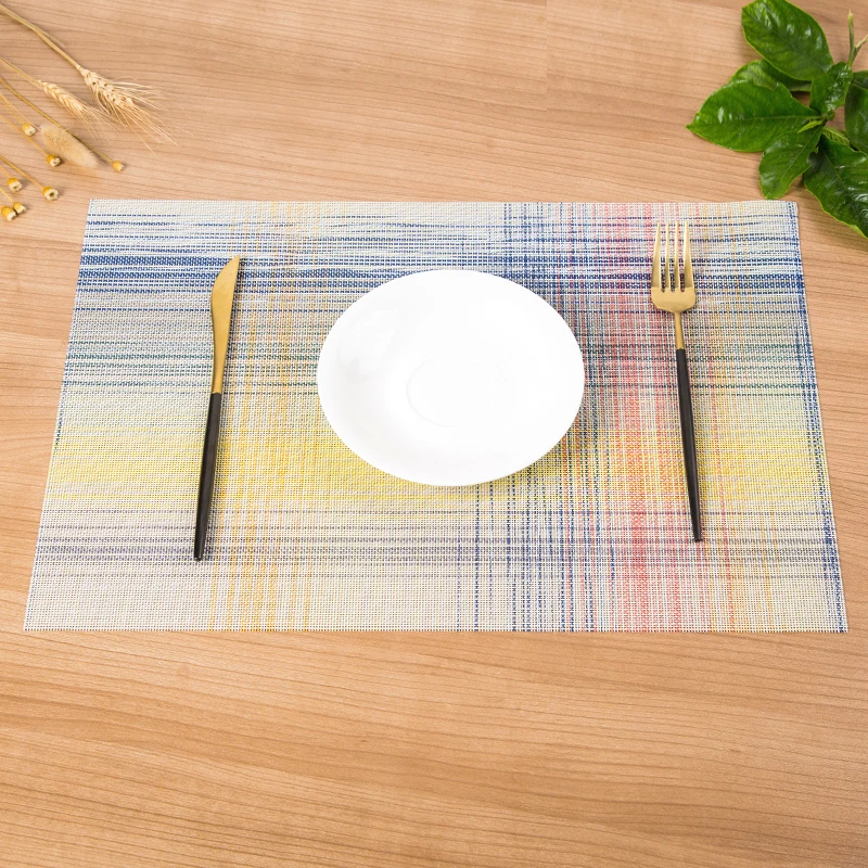 Disposable mahjong dining plastic table mat pvc placemat