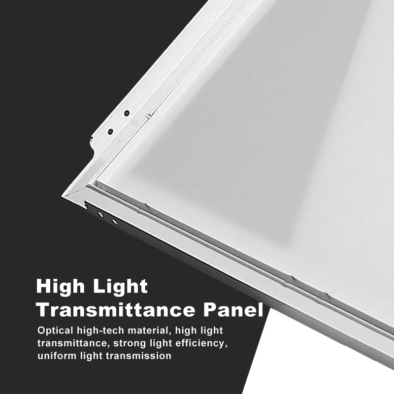 Indoor High Brightness Slim Square Flat Office Recessed Ceiling Lamp LED Commercial Panel Lights