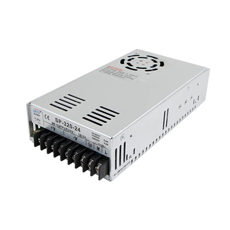 SP-320-15 Single Output 320W 110V 220V AC to 12V 24V 48V DC Switching Power Supply with PFC function