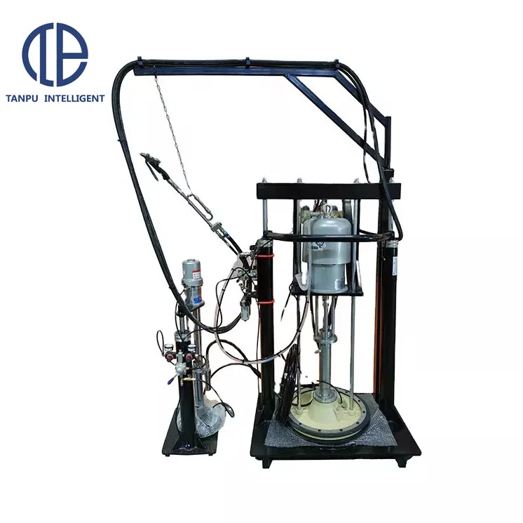Easy to Operate vertical manual Glass Sealant Extruder machine