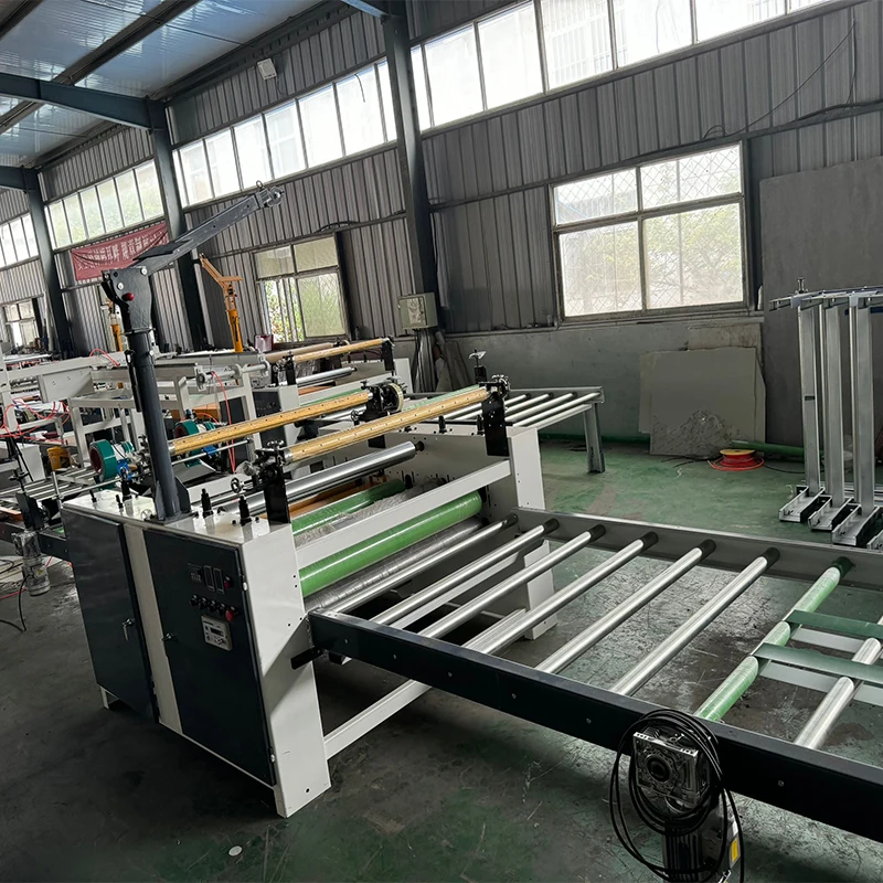 High Speed Laminating Automatic Wood Furniture paper sticking machine