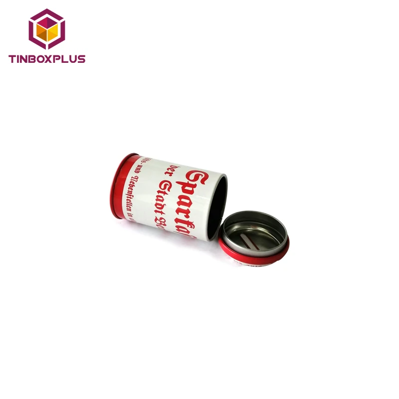 Custom round  tea Tin Box  gift metal printable tea tin box  container gift box classic