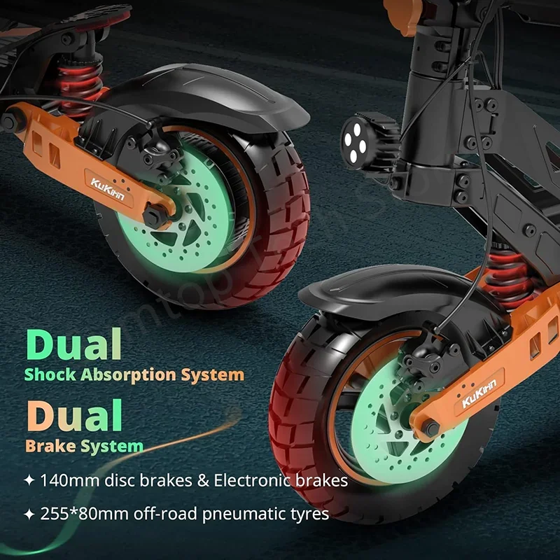 EU Stock Original KuKirin G2 Max Electric Scooter 1000W Motor 48V 20Ah Battery 55KM/H Max Speed 80Km Mileage Folding Kickscooter