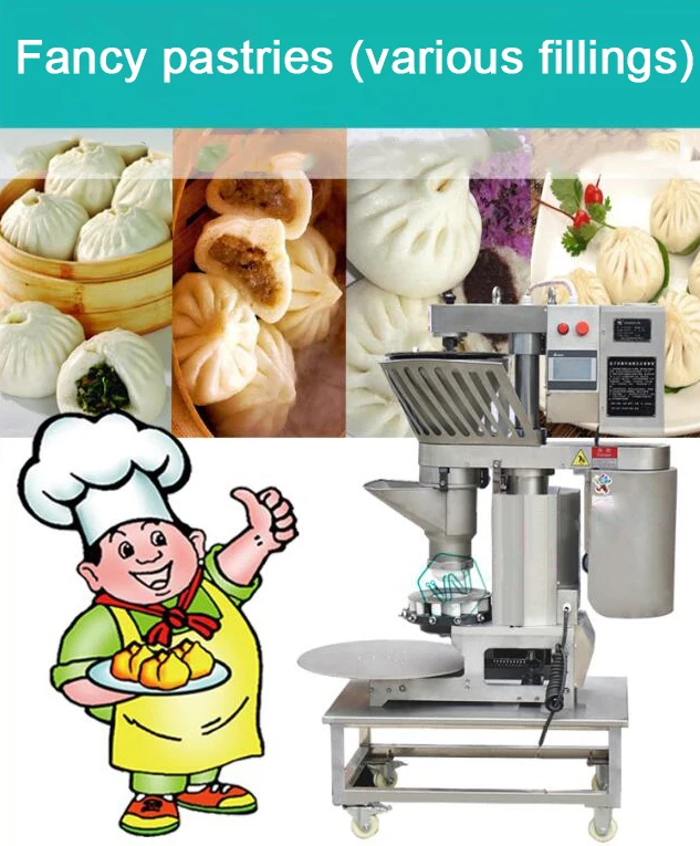 Professional manufacture Steamed Stuffed Bun Momo Baozi Maker Machine