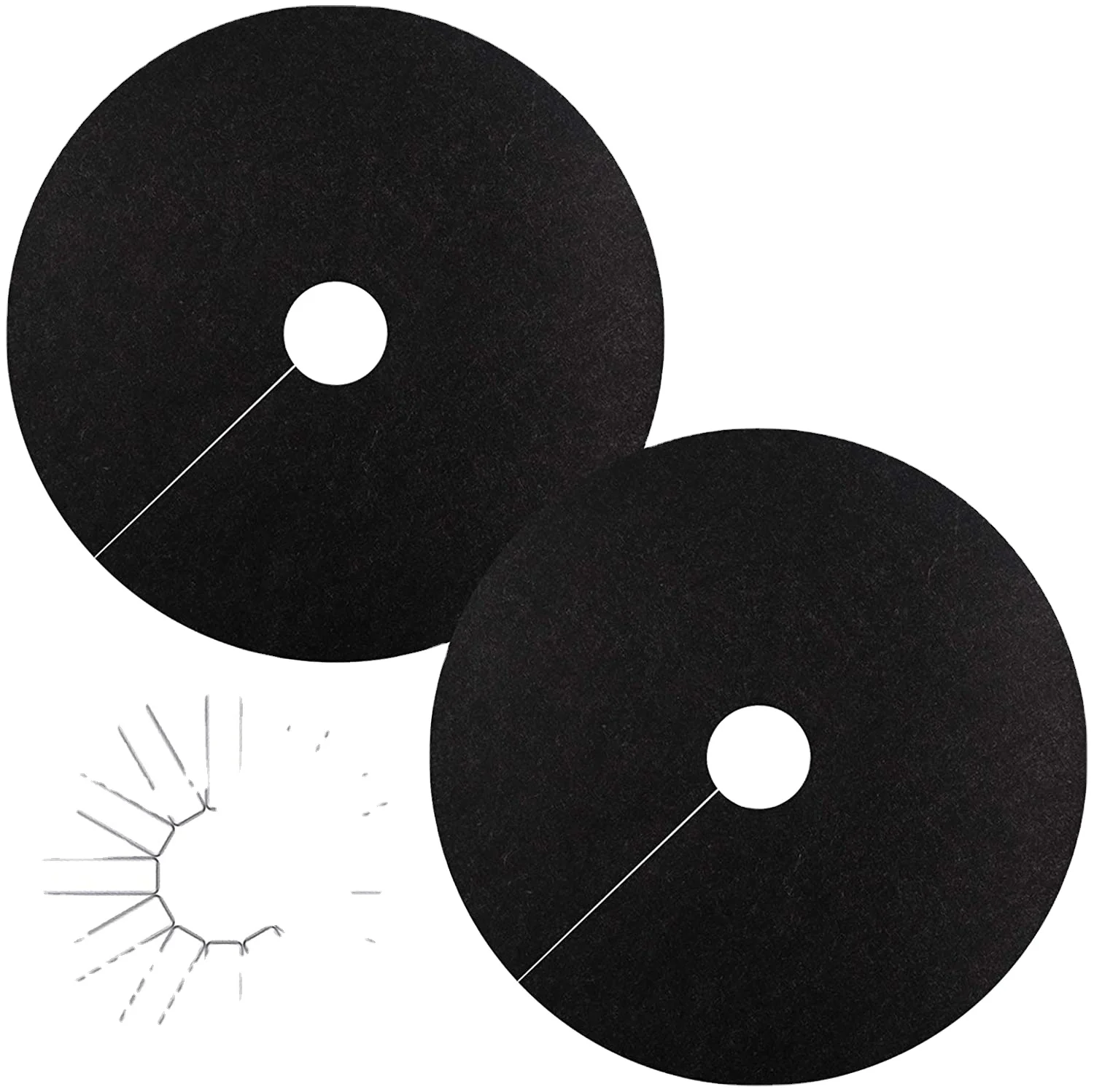 landscape fabric with hole Weed Barrier Mat Non-Woven Degradable Garden Weed Barrier Landscape Fabric