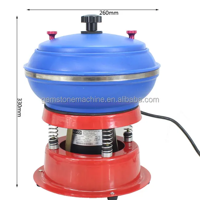 LS-601 Jewelry Gemstone Jade Polishing 10 Inch Vibratory Tumbler Polishing Machine