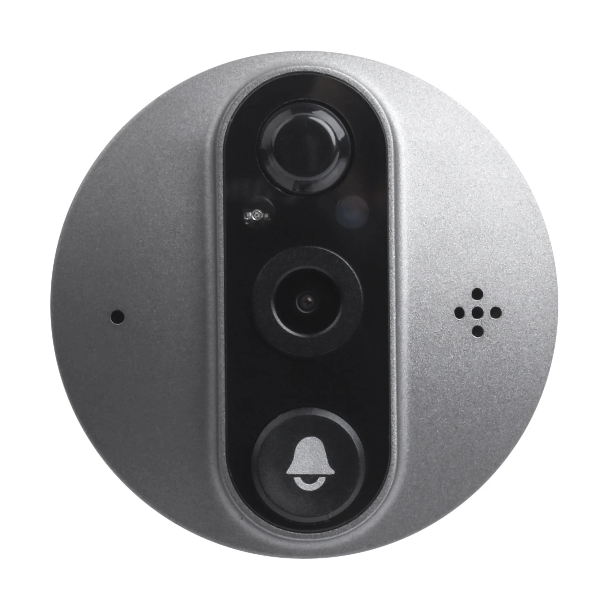 Wifi Tuya Door Peephole Blink Video Doorbell Mini Camera Black