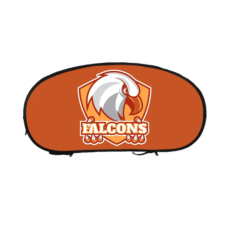 Sports Field Outdoor Pop-Up A-Frame Banner Horizontal Oval Shape Advertising Stand