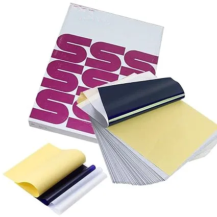 IMAN A4 Size Copy Cheaper Spirit Copier Paper Thermal tattoo stencil transfer paper for Tattoo Beginner Artist 100 Sheets/box