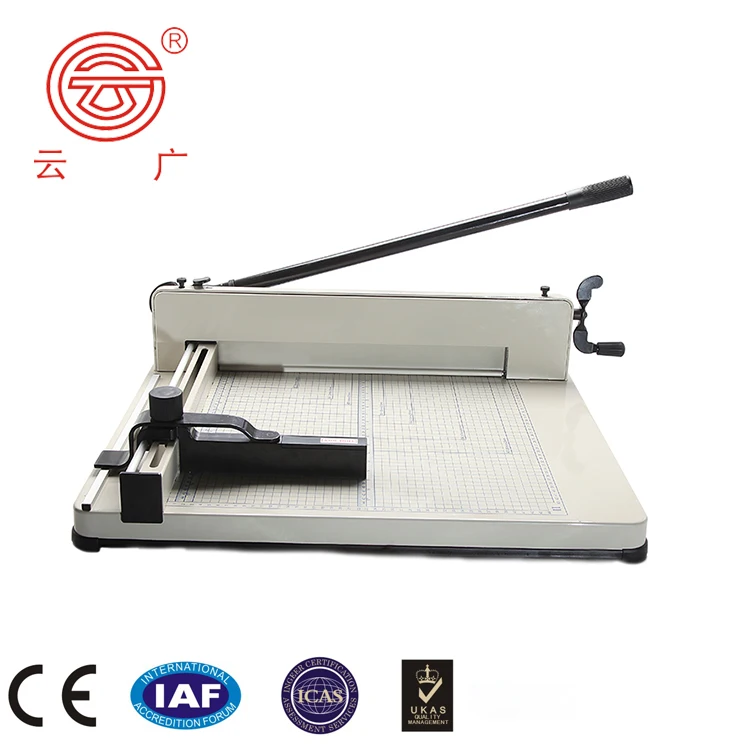 858 heavy duty Office Manual Desktop Paper Cutter High Efficiency Thick Layer Guillotine A4 Paper Trimmer