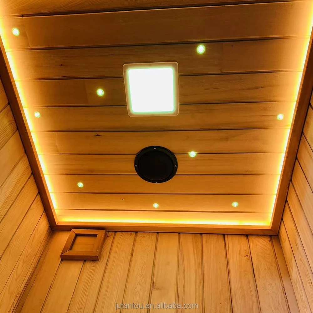 Custom Steam Infrared Sauna Room Outdoor 2 Person
