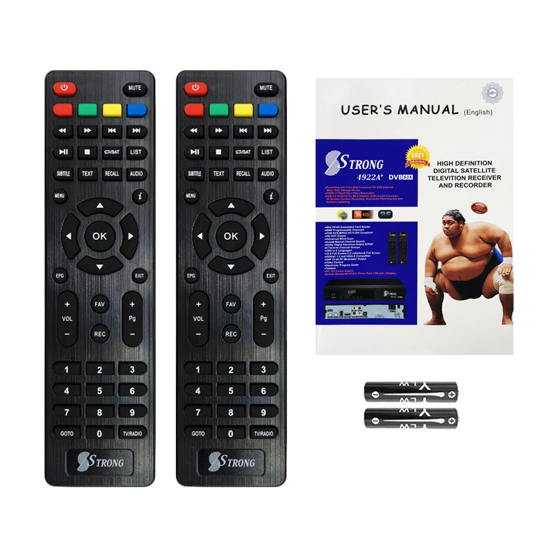 SSTRONG 4922A+ New smart receiver dvb s2  box v8 digital tv decoder che si attacca con presa  mi  set top box remote cont