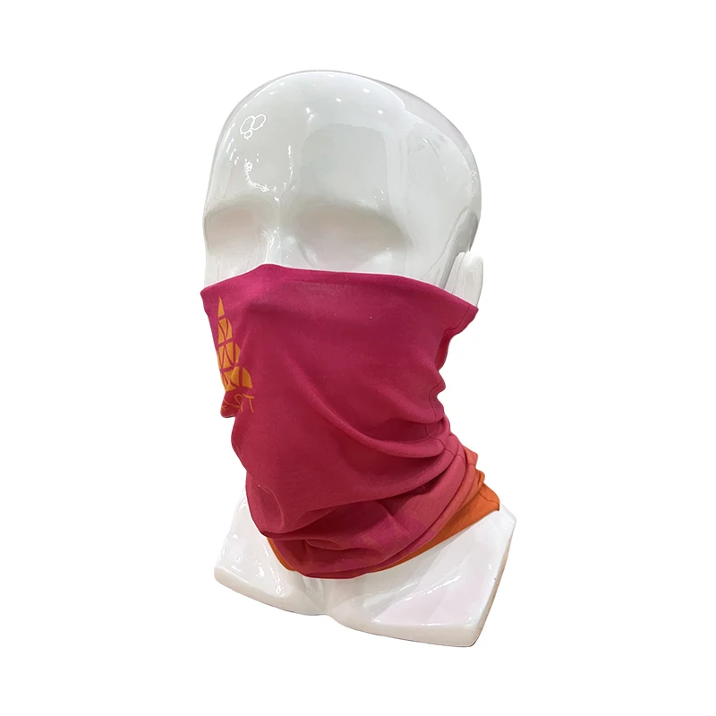 Sublimation Printing Gradient Color Face Tube Bandana Face Shield UV 30+ Multipurpose Neck Gaiter