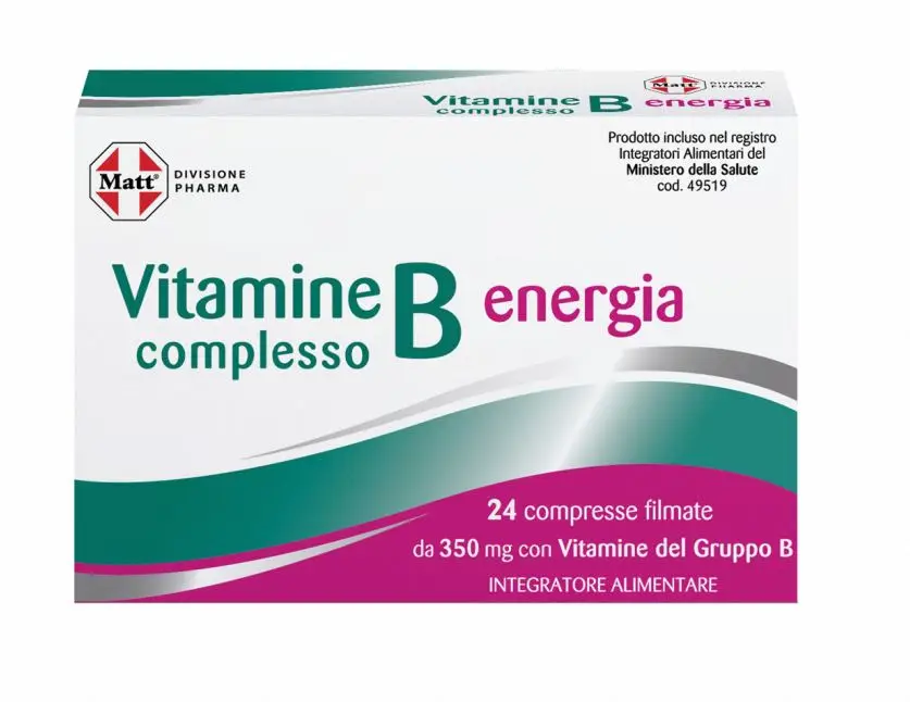 Made In Italy Matt Energy Recovery Healthcare Supplements Complex of B Group Vitamins Reduce Fatigue And Strain For Export