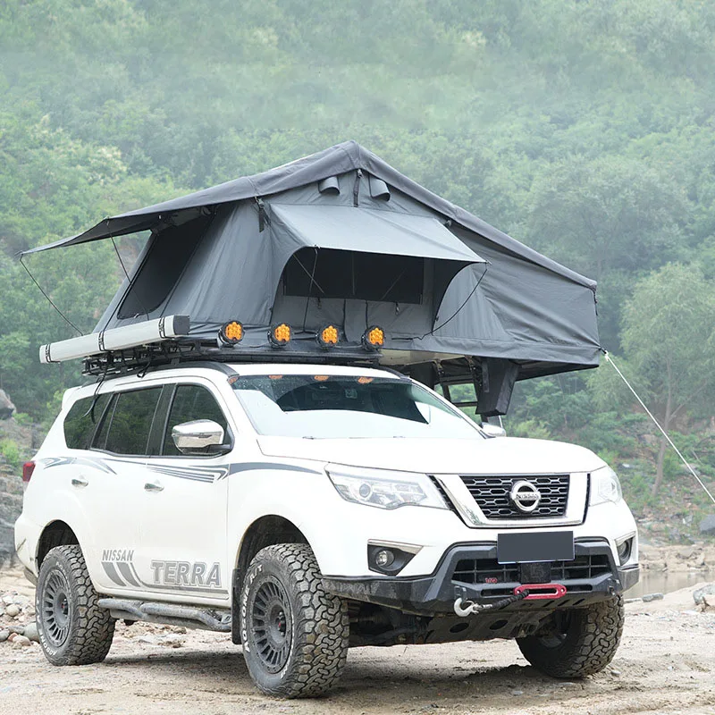 Car Roof Tent Factory Soft Shell RTT Manufacturer 3-4 Persons Portable Travel Tent SUV Pickup MPV Rooftop