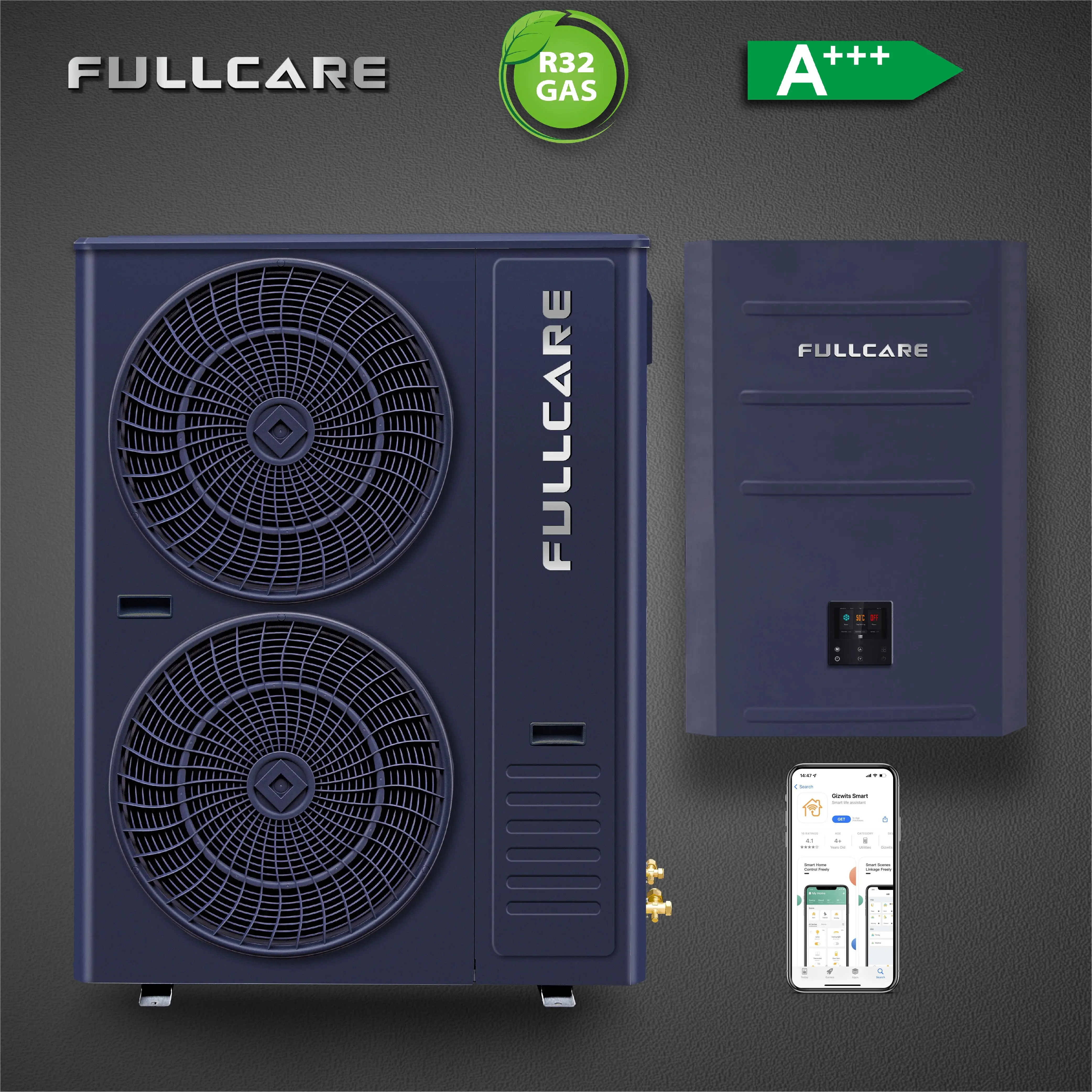 Новый 8 кВт 10 кВт 12 кВт 15 кВт 16 кВт 18 кВт 20 кВт 22 кВт 25 кВт 30 кВт тепловой насос для отопления и охлаждения раздельного типа