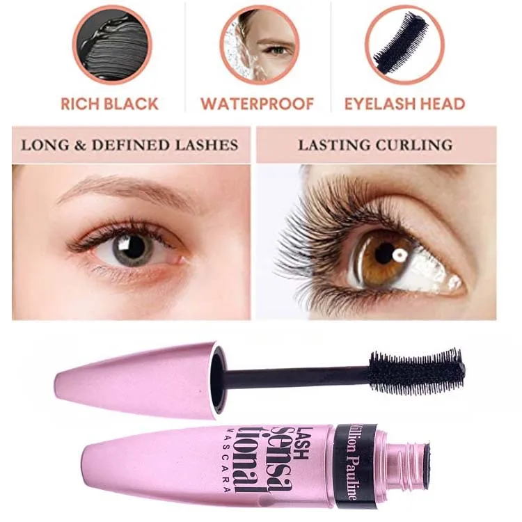 Hot style thick Long and Curl warped quick dry quality waterproof lasting mascara