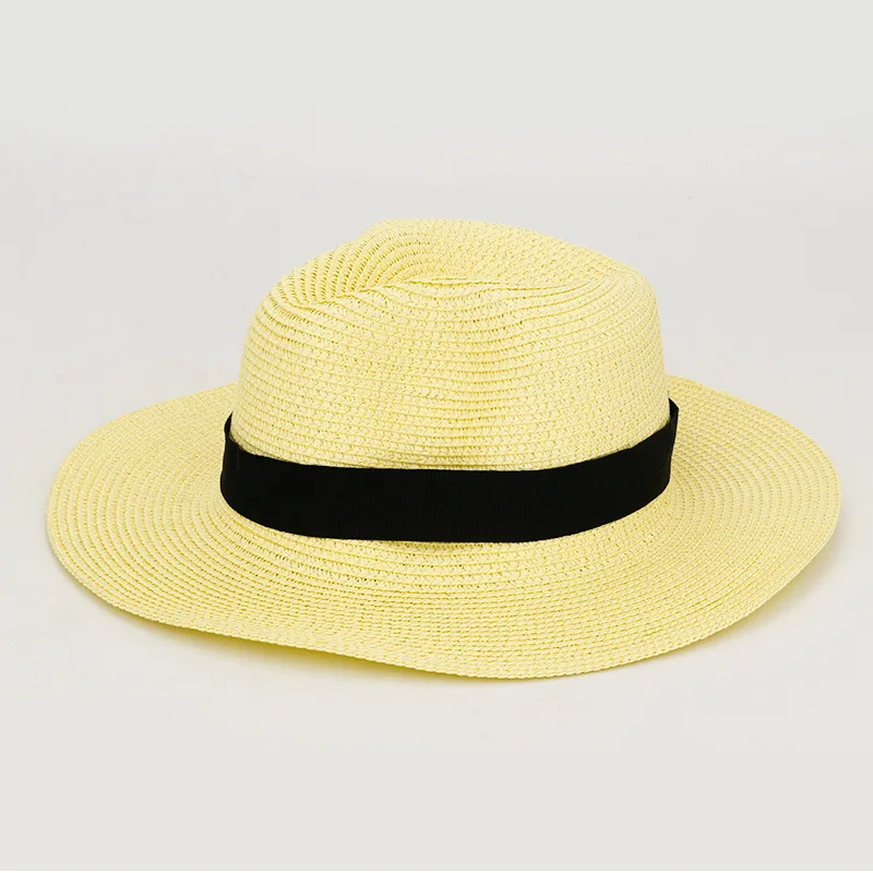 Hot sale wholesale Summer folding large Fang Founding Glogs Outdoor Permanent Sunscreen Hat Straw Hat