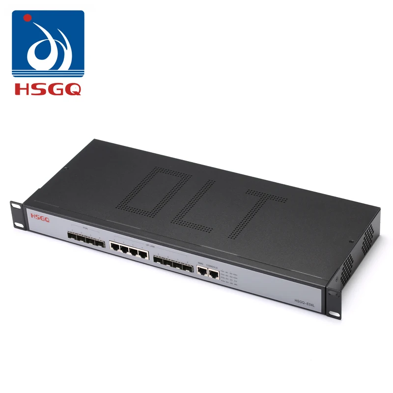 Лучшая цена olt 4 PON порт EPON OLT Оптический линейный терминал HSGQ