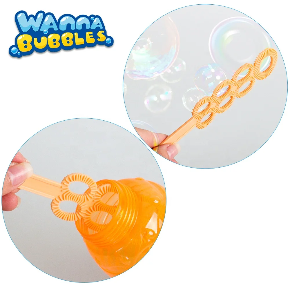 Wanna Bubble 16Oz/475ML soap bubbles liquid solution bubble bottle