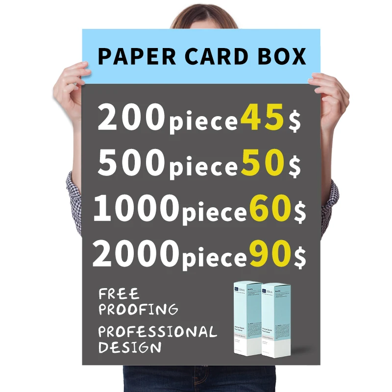 Custom logo factory wholesale price tubular cartons cosmetic cartons