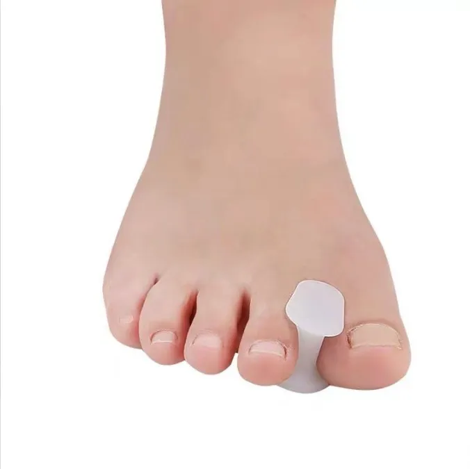 Gel Toe Separators with No Loop for Bunions and Corns-Corrector Pads Provide Bunion Relief and Prevent Toe Rub