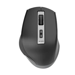 Hot Popular Custom Logo TYPE - C Charging Port Rechargeable Mouse Ergonomic Gaming Mouse 2.4G Wireless Bluetooth Mouse