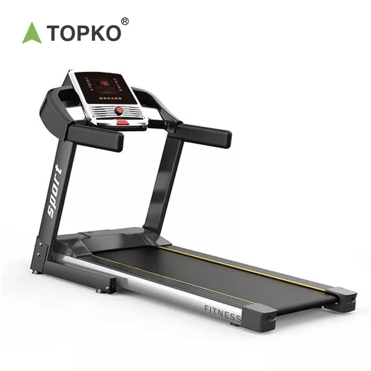Складная электрическая беговая дорожка TOPKO для домашнего использования оборудование фитнеса тренажерного зала с электроприводом