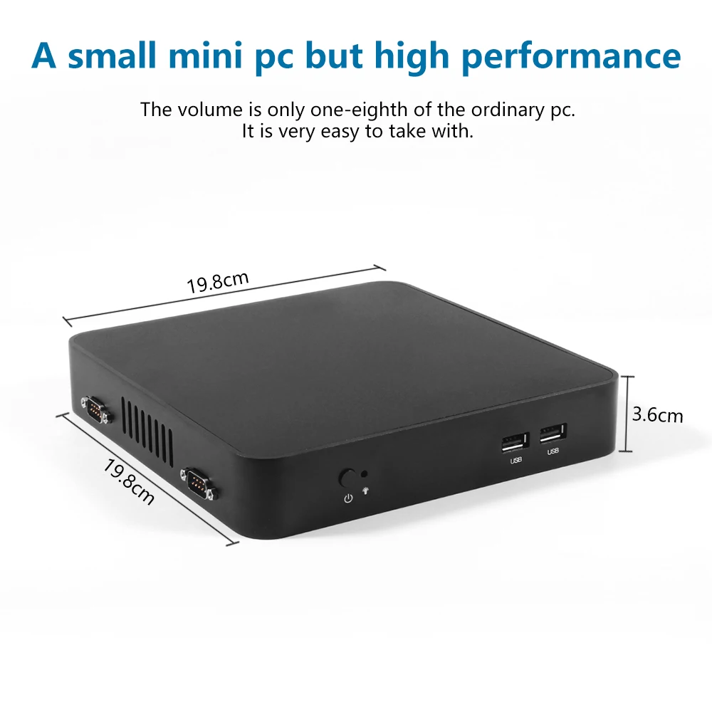 8USB industrial linux itx fanless 12th gen core i3 i5 i9 i7 gaming computer mini pc