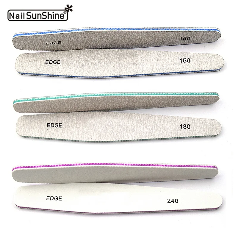 Nail SunShineWholesale 6pcs/set professional Disposable manicure nail tools sandpaper custom printed nail file set