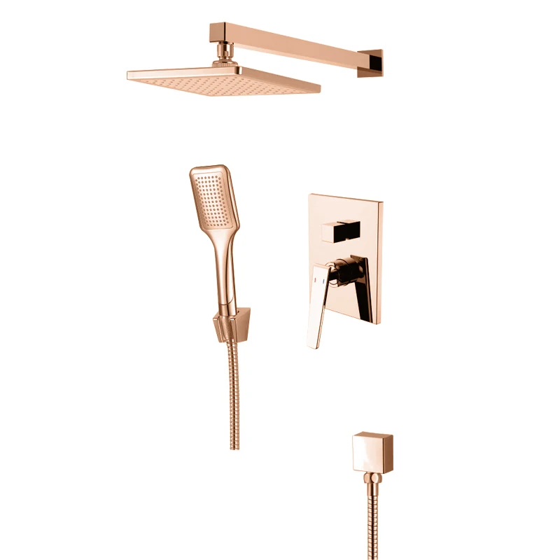 Two Funtion Bathroom Wall Mounted Brass Body Shower Set bath room shower set