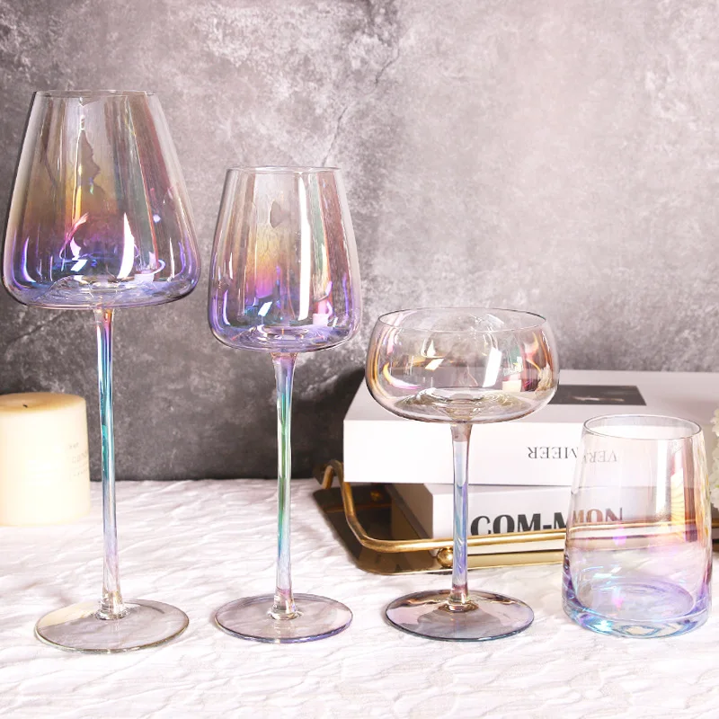 Crystal Red Wine Glasses Elegant Party Drinking Glassware White Wine Stemware