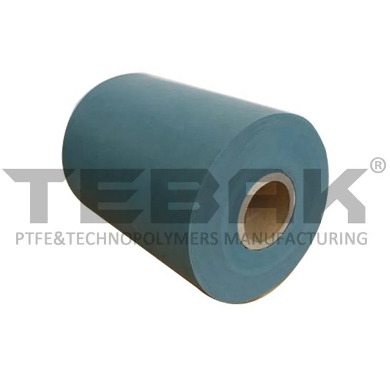 0.8mm 1.0mm 1.2mm 1.5mm 2.0mm thickness PTFE Soft belt blue turcite for cnc machine