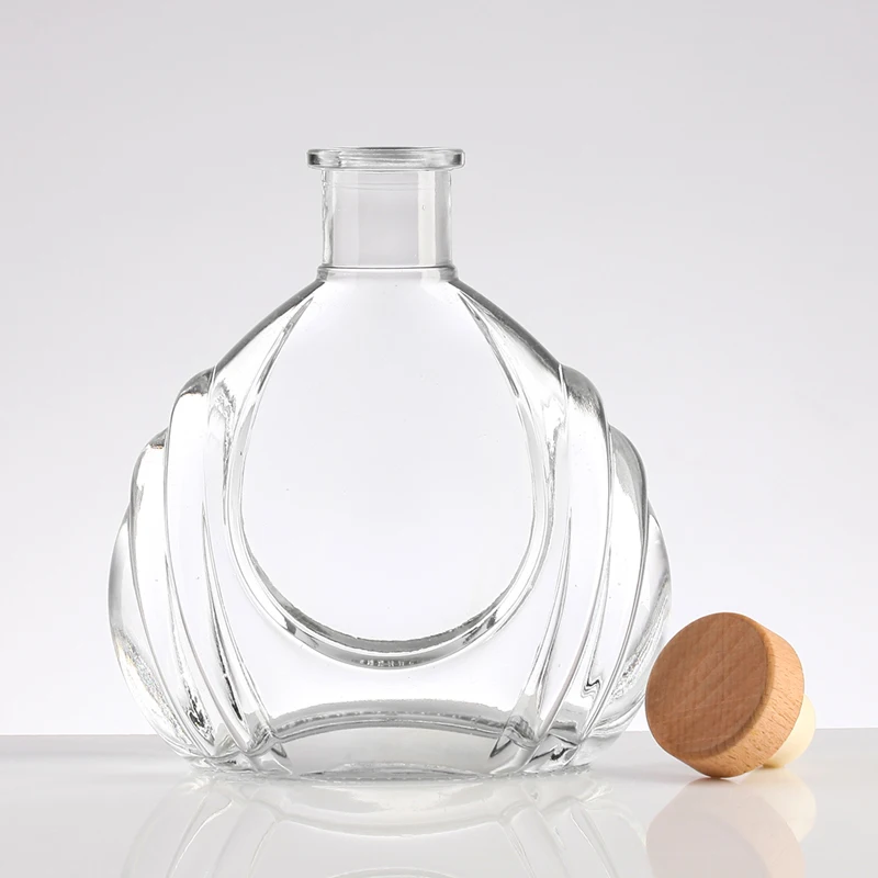 Classic 500ml Brandy XO Glass Wine Bottle Wholesale Whiskey Empty Wine Bottle