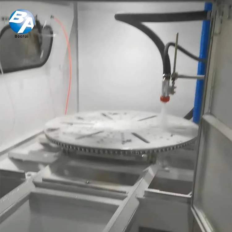 Motorcycle parts and heavy machinery parts sandblast cleaning, Vapour blasting machine