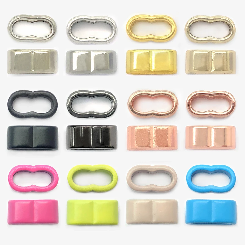 5mm-6mm  hot-selling style metal cord lock stopper cord lock for hanging rope adjustment accessories