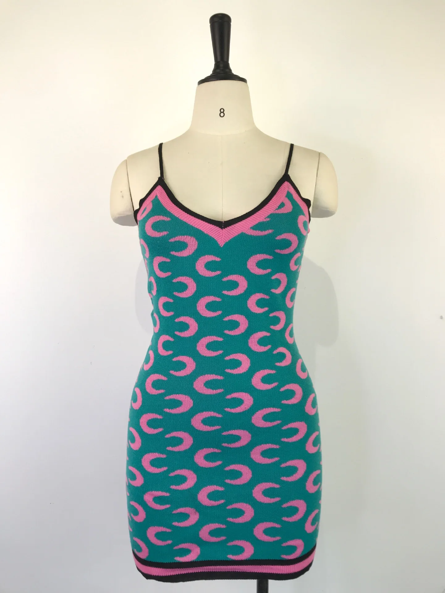 Knitted Summer Y2K Sun Dresses 2022 Strap Bodycon Club Spaghetti Tight Woman Fitting Mini Dress