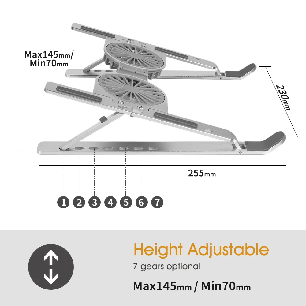 CHARMOUNT High Quality Portable Cooling Laptop Ergonomic Laptop Stand Universal Portable Monitor Laptop Stand Notebook
