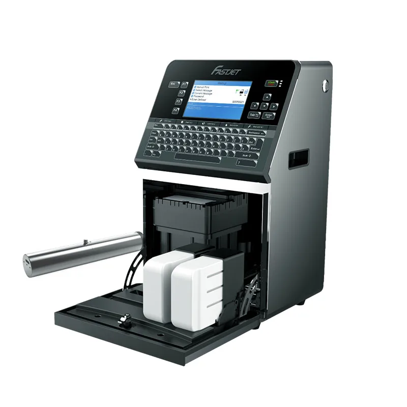Fastjet F560cij small character inkjet printer medical device paper reagent testing card batch number QR code printer