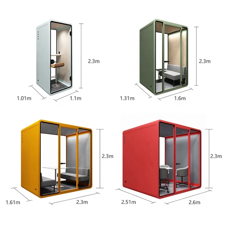 Manufacturers office meeting booth music recording soundproof phone booth for office