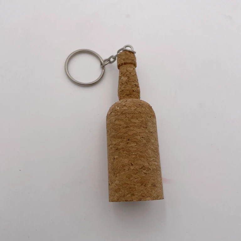 Porto bottle shape cork keychain Handmade Giveaway  Gift Graduation Cork Gift Souvenir Cork Floating Key Chains premium